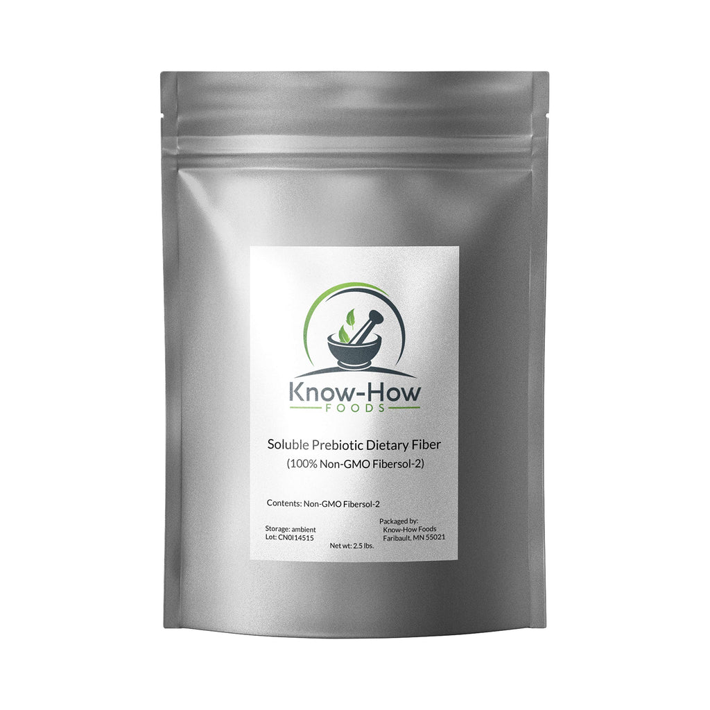 Know-How Foods Prebiotic Dietary Fiber (Non-GMO) - Made with 100%