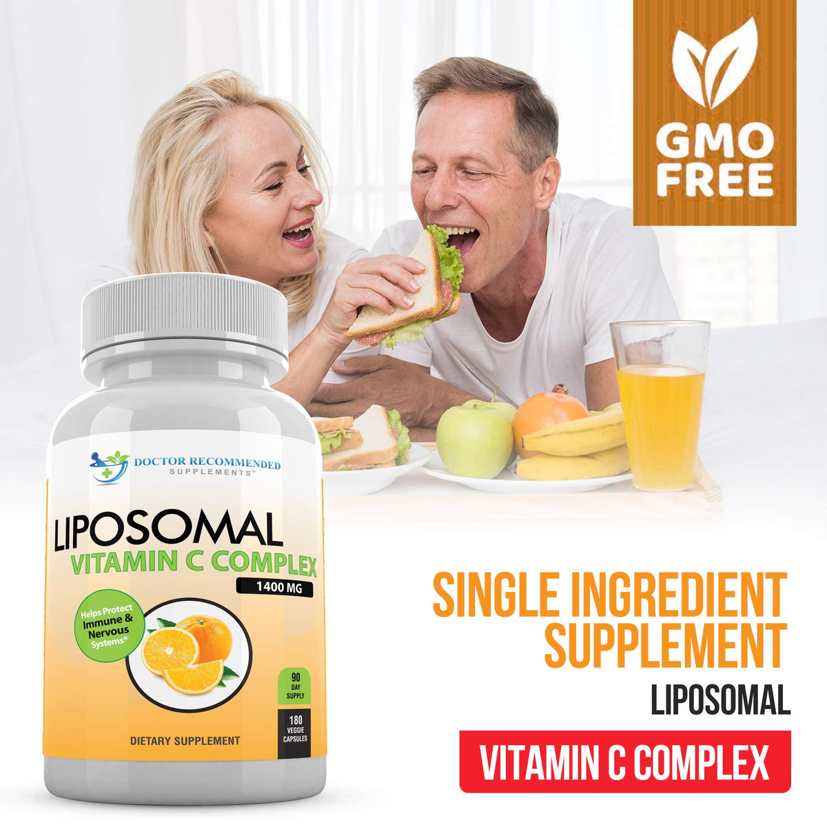 Doctor Recommended Supplements Liposomal Vitamin C 1400mg - image 3