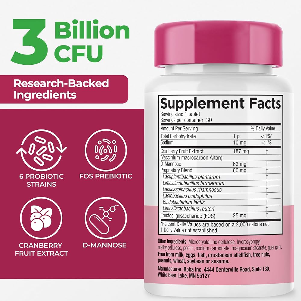 Earth's Pearl Vaginal Probiotics for pH Balance - 30 Tablets - image 4