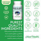 Maxi Health Sleep-O-Max with Valerian Root & Melatonin - 60 Capsules - image 6