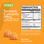 Viteey Turmeric Gummies - Turmeric Curcumin