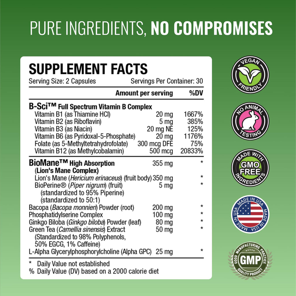 Approved Science® Memorysyl - 60 Capsules