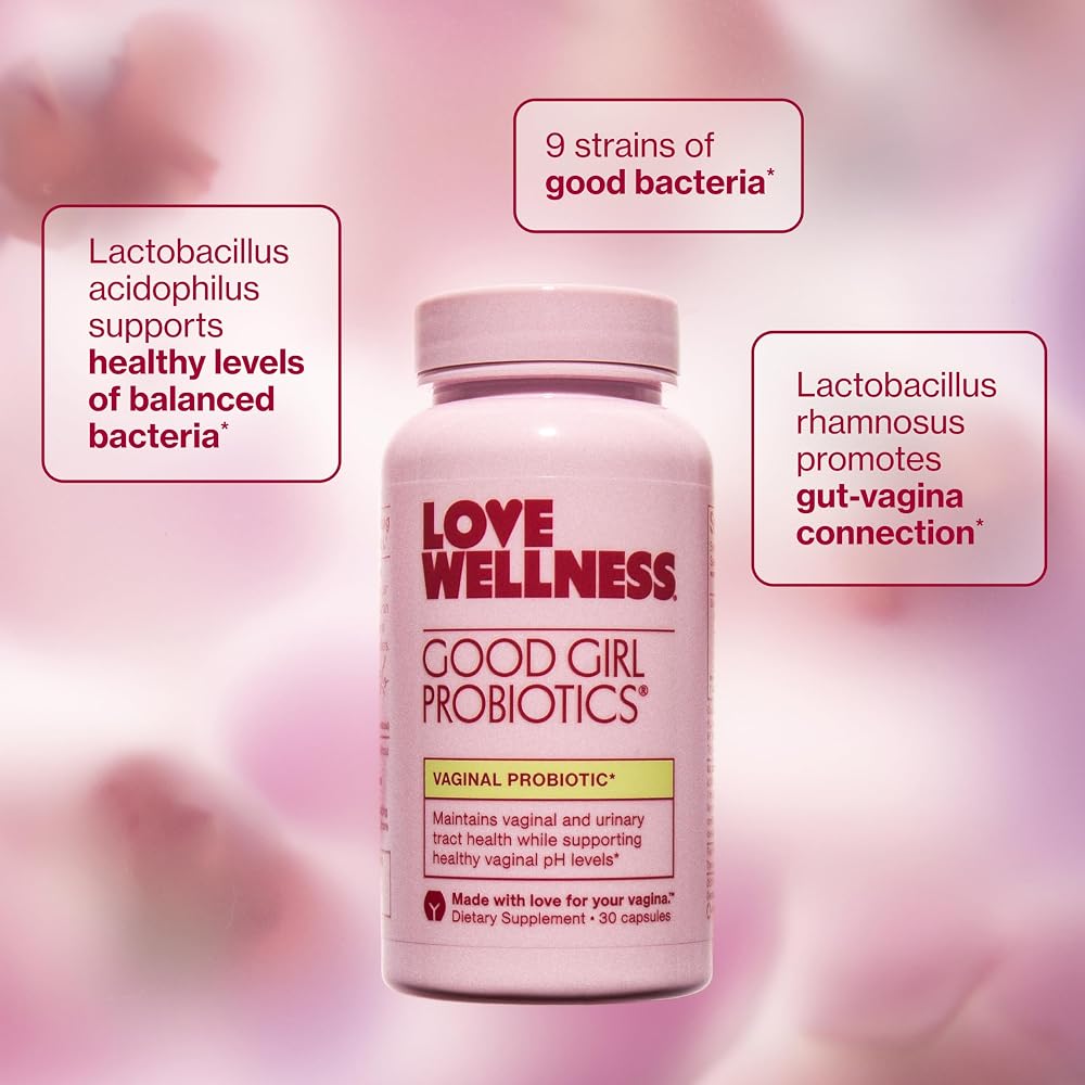 Love Wellness Good Girl Vaginal Probiotics 9-Strain - 60 Capsules - image 3