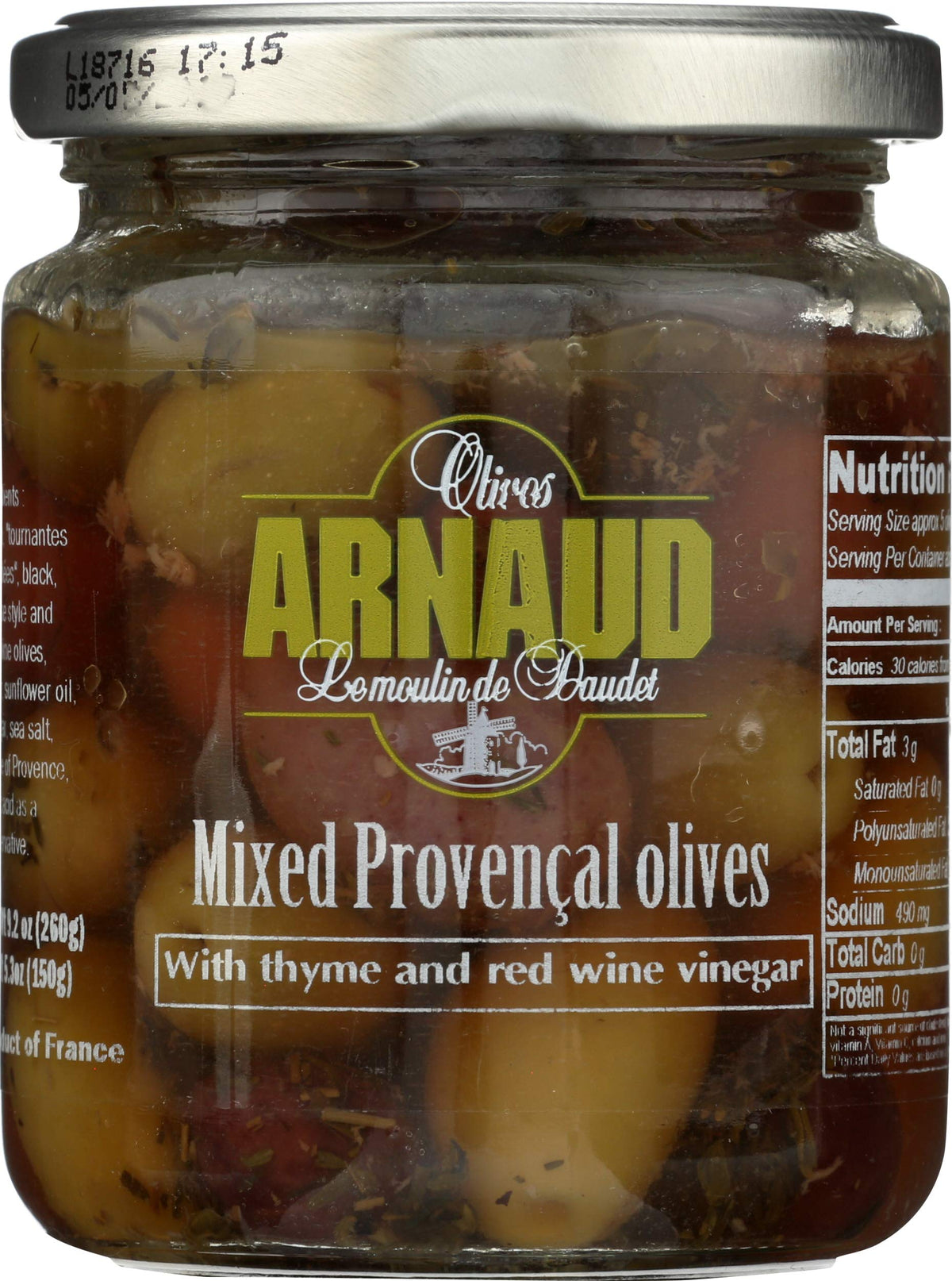 Arnauds Olive Mix - 9.2 oz