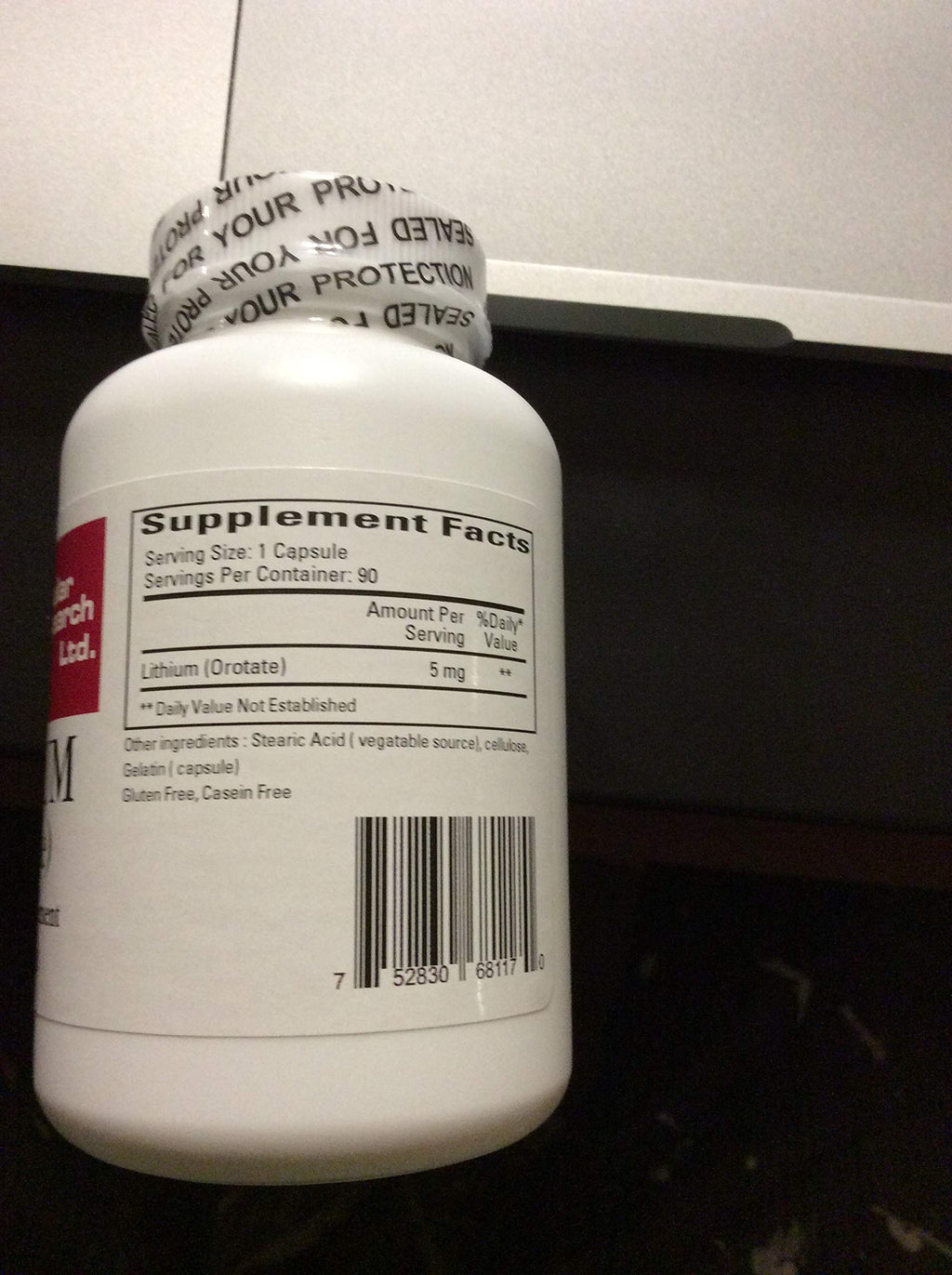 Ecological Formulas Lithium Orotate Trace Mineral - 90 Capsules - image 3