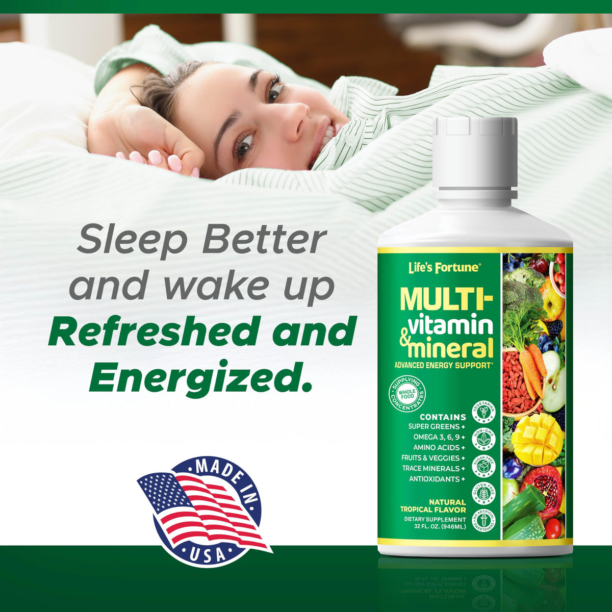 Life's Fortune Liquid Multivitamin for Adults - 32 oz - image 5