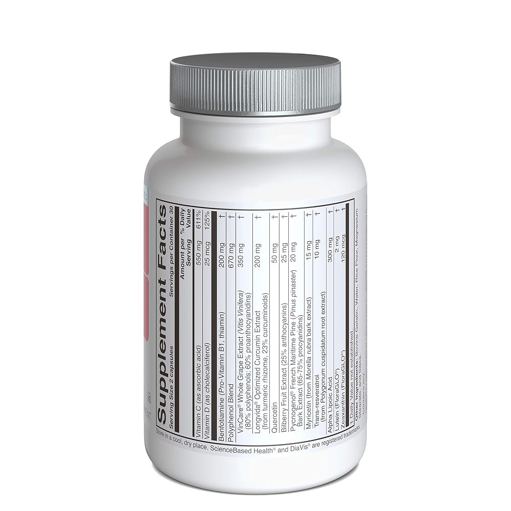 DiaVis Retinal & Nerve Health Supplement - 60 Softgels - image 3