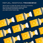 Transcend Foods Mini Orange Gel (.6 oz) Fast-Acting Carb Gel