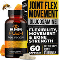 AURA VITAMINS Bee Flex Joint Support Glucosamine & Turmeric - 60 Capsules