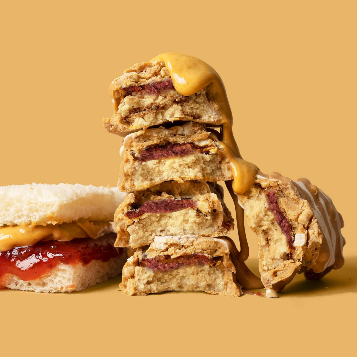 Fit Crunch Protein Bar Peanut Butter and Jelly 30g - 12 Bars - image 5