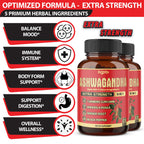Agobi Ashwagandha 5-in-1 Herbal Blend - 120 Capsules - image 3