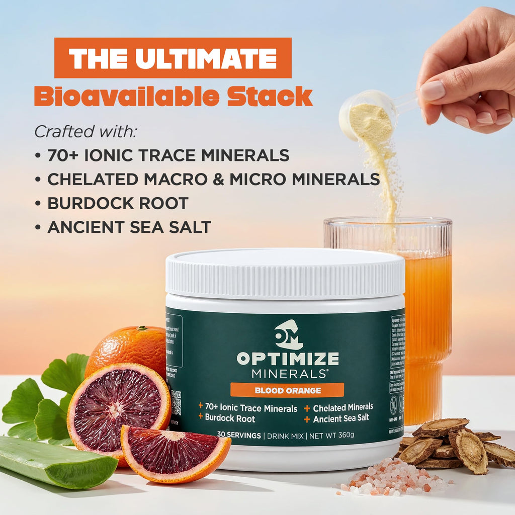 Optimize Minerals Trace Mineral Powder, Blood Orange - 30 Servings - image 4