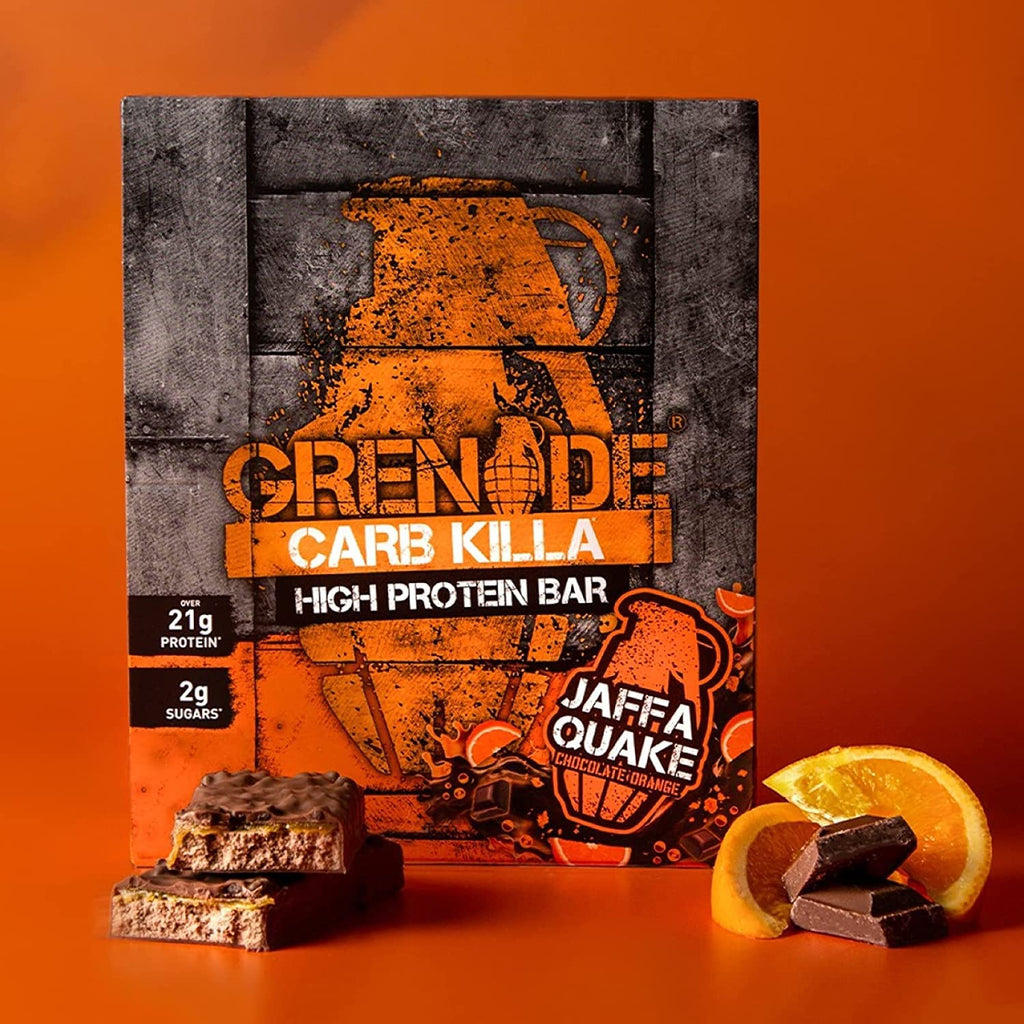 Grenade Carb Killa Bar Jaffa Quake Protein Bar - 12 Count - image 5
