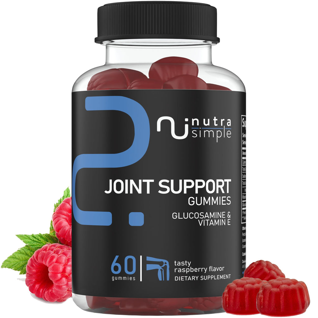 Nutra Simple Joint Support Gummies Extra Strength Glucosamine - 60 Gummies