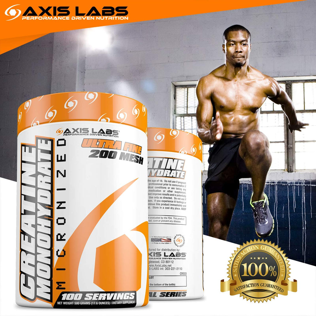 Axis Labs Micronized Creatine Monohydrate Powder - 100 Servings - image 5
