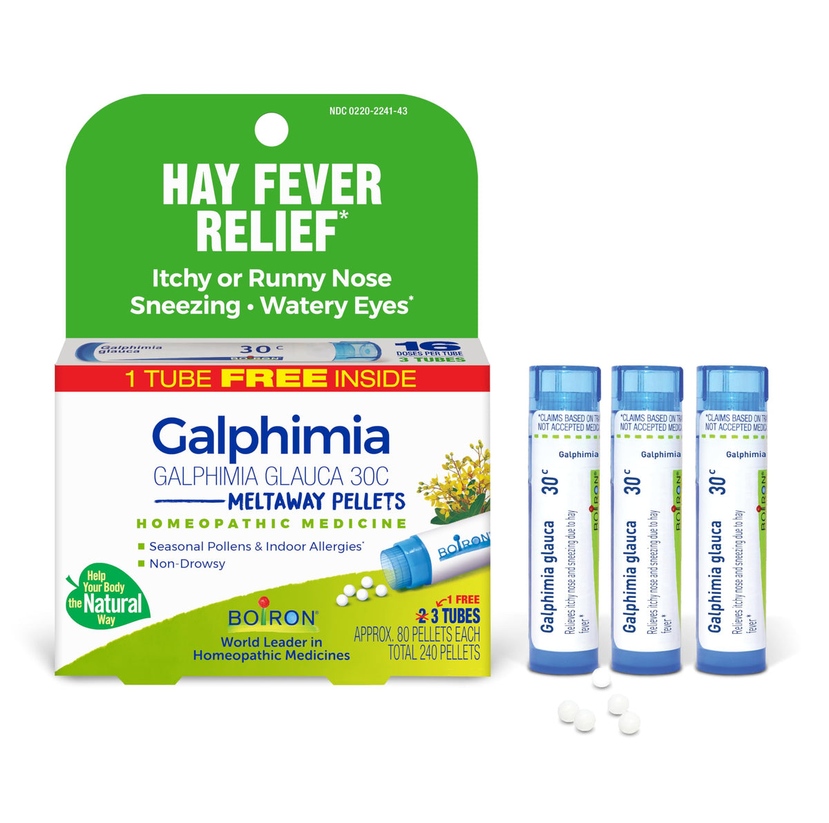 Boiron Galphimia Glauca 30C Hay Fever Relief - 3 Count