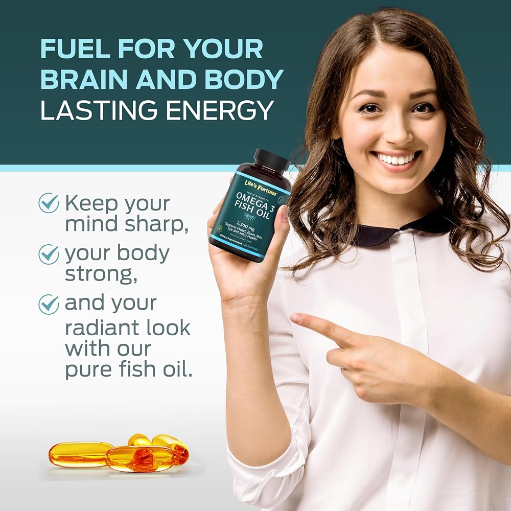 Life's Fortune Fish Oil Concentrate- 2500 mg