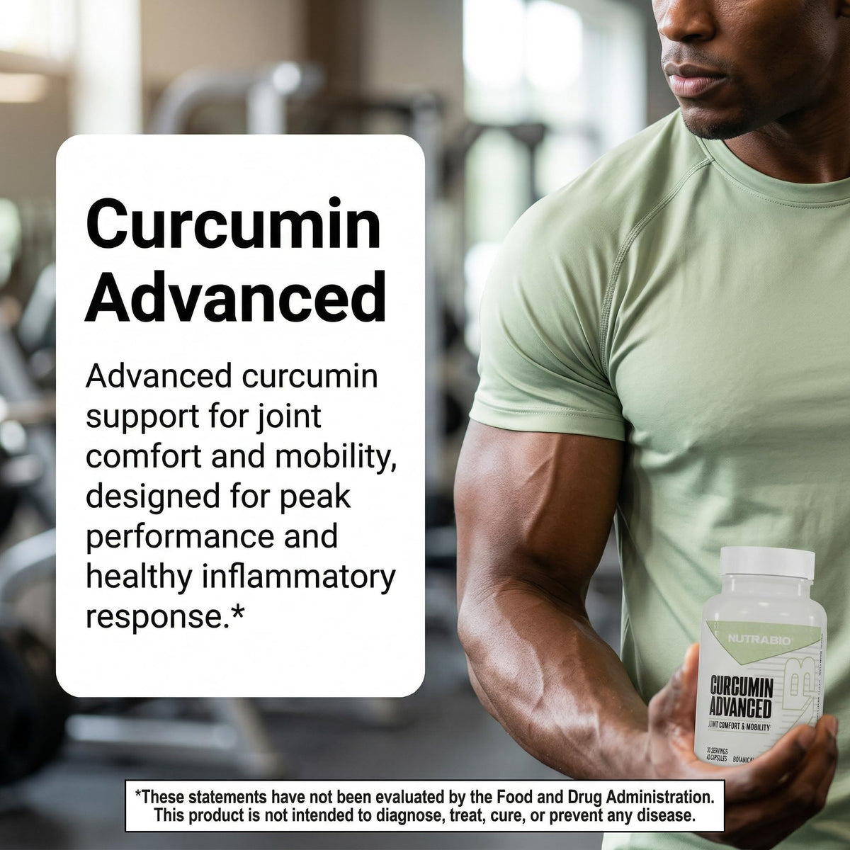 NutraBio Curcumin Advanced Digestion & Joint Support - 60 Capsules - image 3