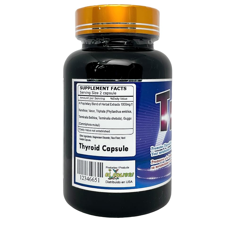 Productos El Colibri Tiroides Proprietary Blend - 90 Capsules - image 3
