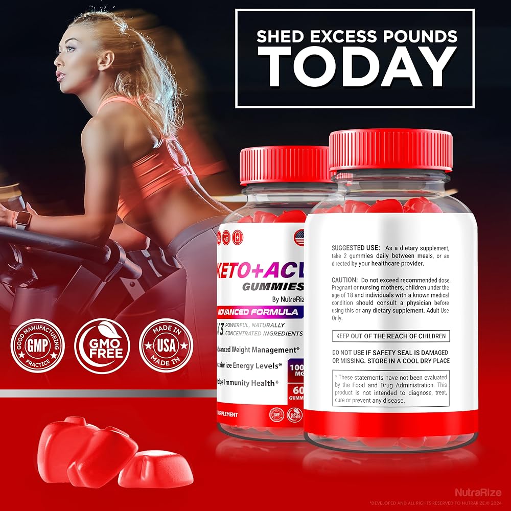 NutraRize Supra Keto ACV Gummies - 180 Gummies - image 8