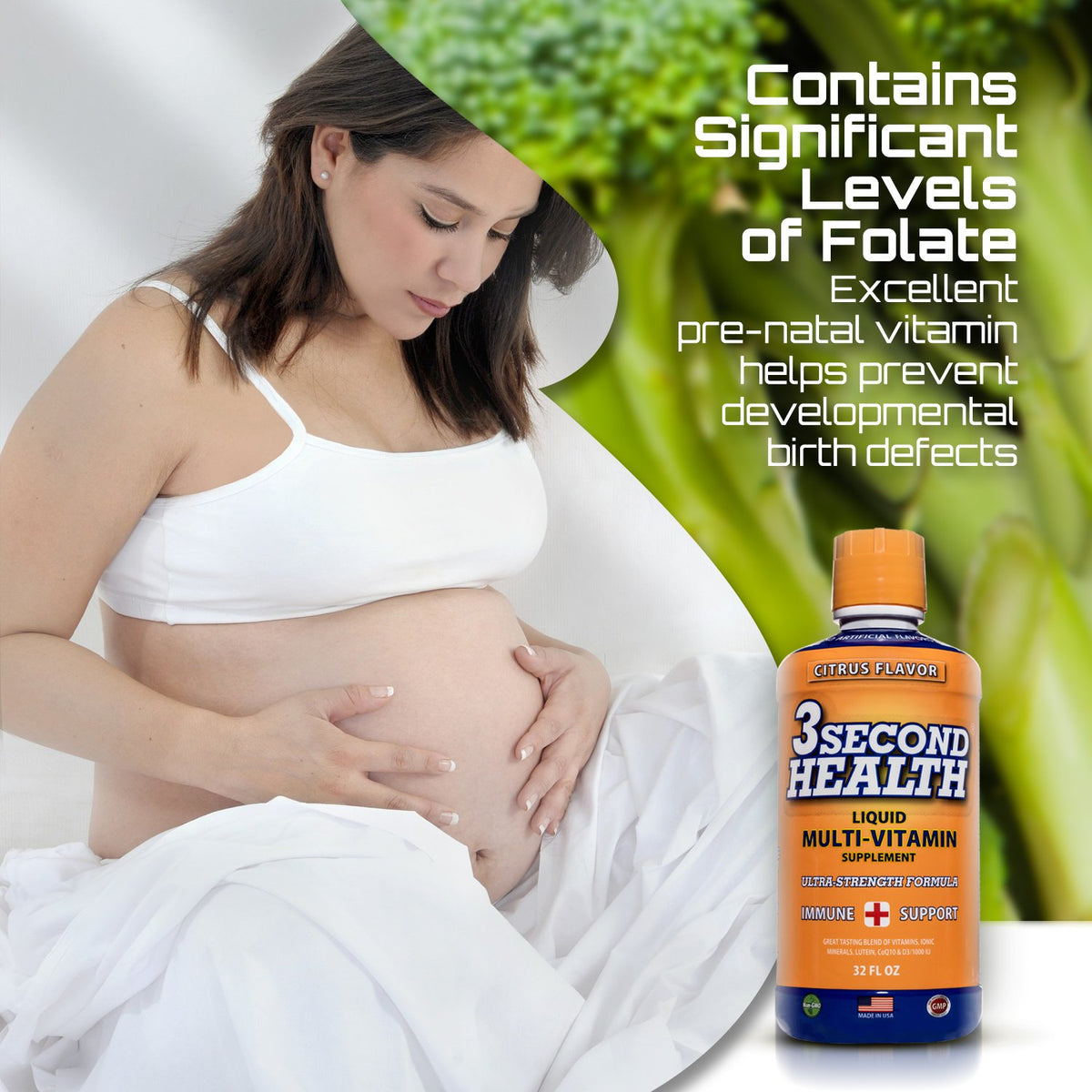 3 Second Health Liquid Multivitamin Vegan - 32 Fl Oz - image 5