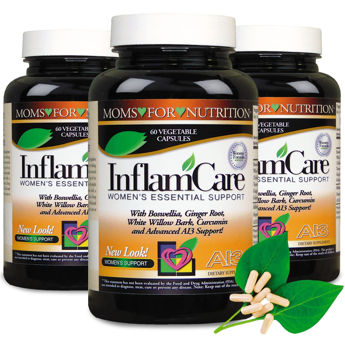 Moms For Nutrition InflamCare 3000MG Women's Formula - 180 Capsules