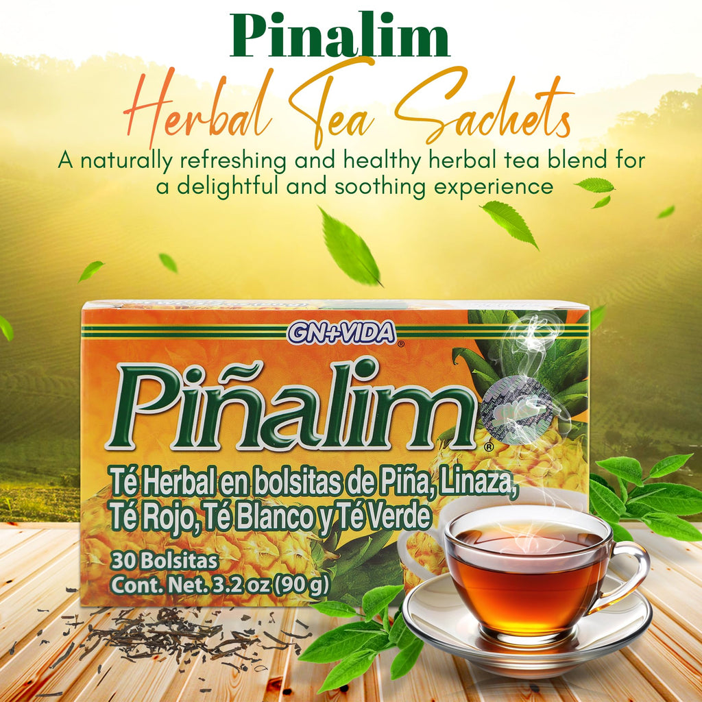 PIÑALIM Pineapple Herbal Tea Blend - 60 Tea Bags - image 2