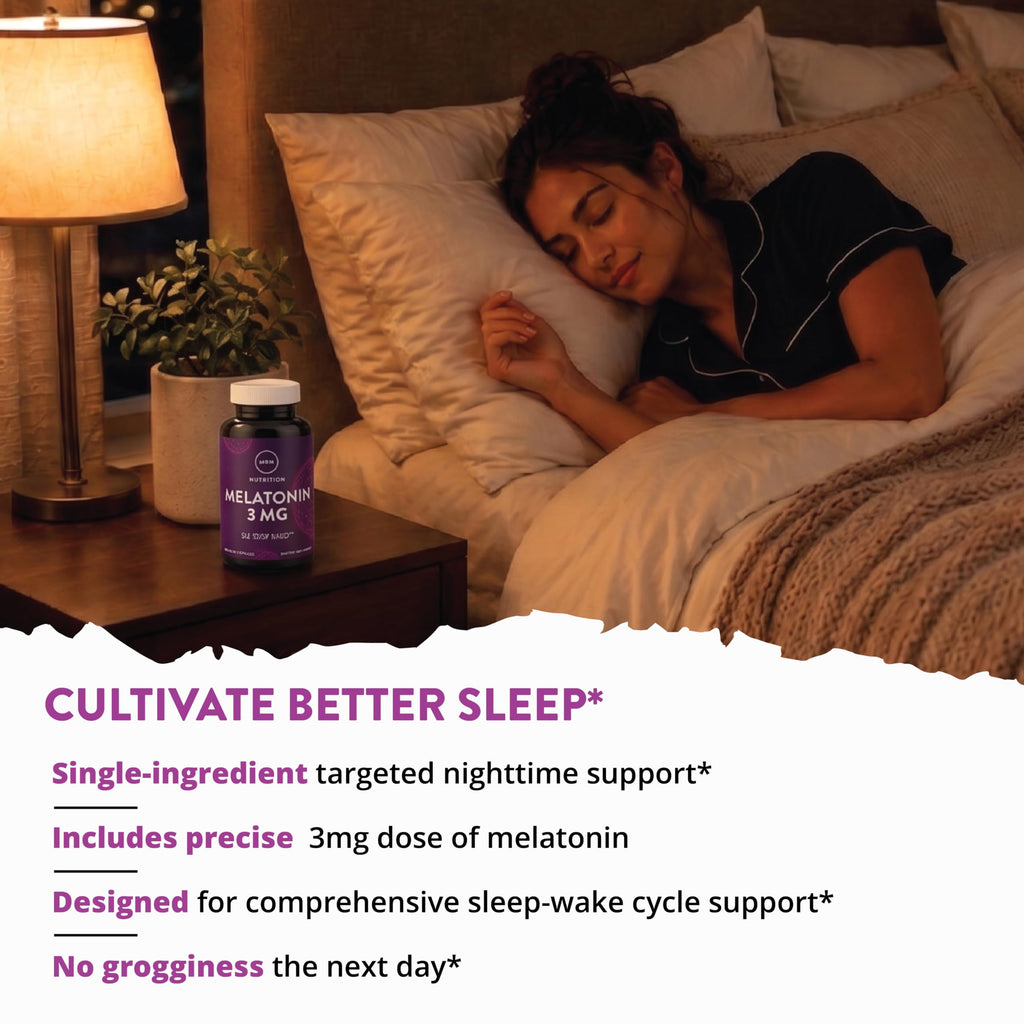 MRM Melatonin 3 mg Sleep Support - 60 Capsules - image 6