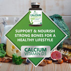 Nature's Nutrition Calcium 1200 mg with Vitamin D3 - Premium Bone