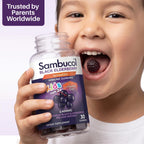 Sambucol Black Elderberry Gummies for Kids, Low Sugar - 30 Count - image 9