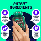 Herbtonics Prostate & Hair Support with Pumpkin Seed - 120 Capsules - image 3