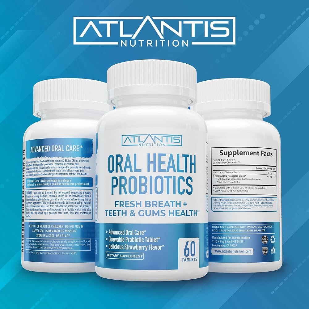Atlantis Nutrition Oral Probiotics Chewable Tablet - 60 Tablets - image 4