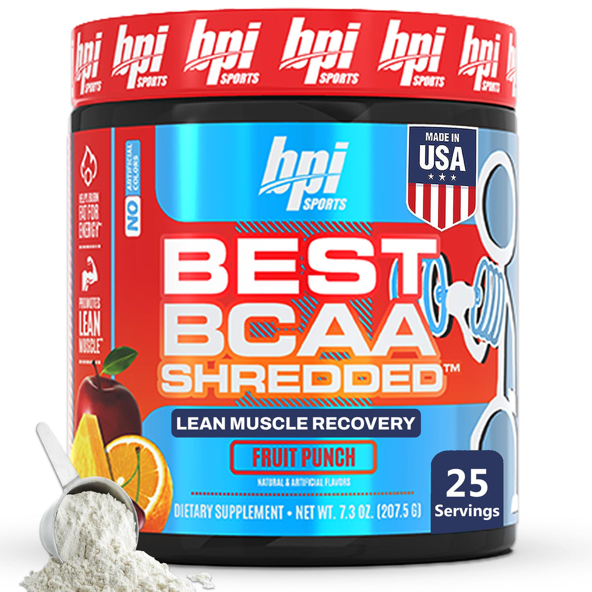 BPI Sports Best BCAA Shredded Caffeine-Free Thermogenic Recovery