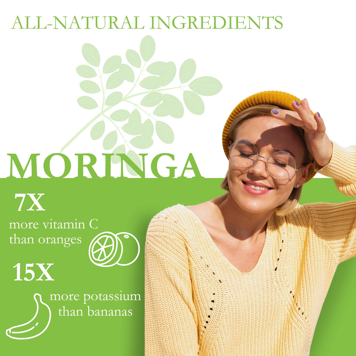 Simple Life Nutrition Organic Moringa Powder Capsules - 120 Count - image 3