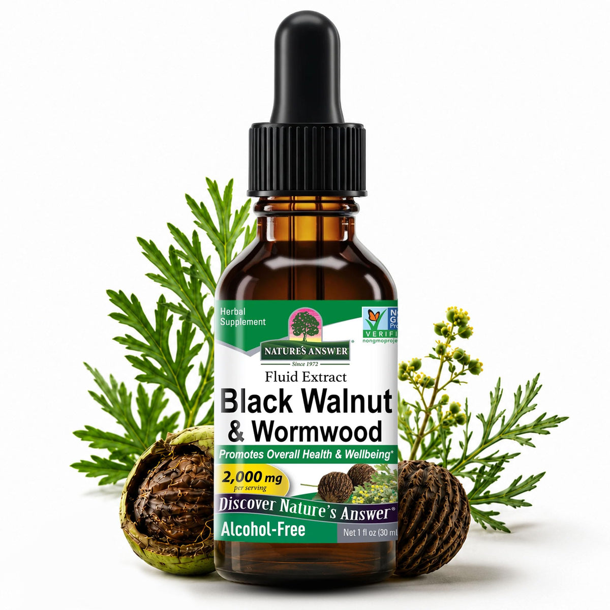 Nature's Answer Black Walnut & Wormwood Complex - 1 Fl Oz
