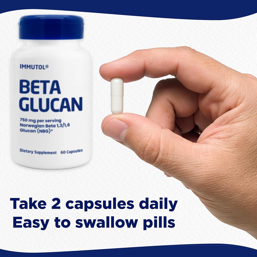 Immunocorp Immutol Immune Support Supplement Beta Glucan - 60 Capsules - image 7