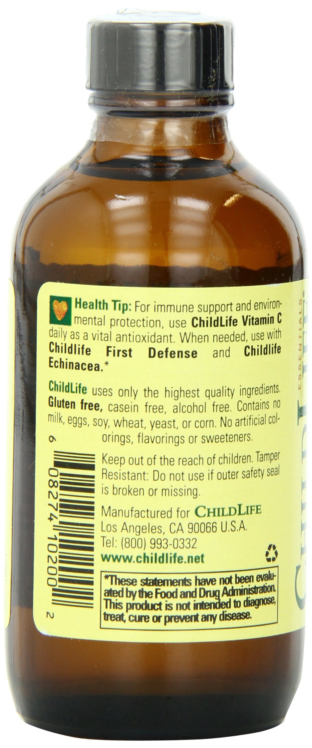 ChildLife Essentials Liquid Vitamin C Orange Flavor - 8 Fl Oz (Pack of 2) - image 3