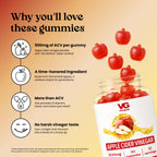 Vita Globe Apple Cider Vinegar Gummies 500mg with Mother - 30 Count - image 4
