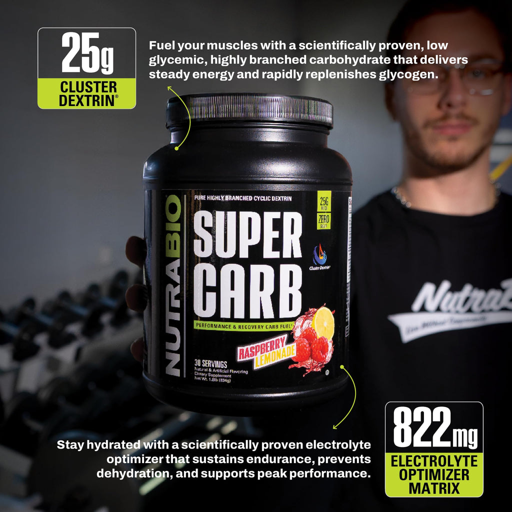 NutraBio Super Carb - Complex Carbohydrate Supplement Powder