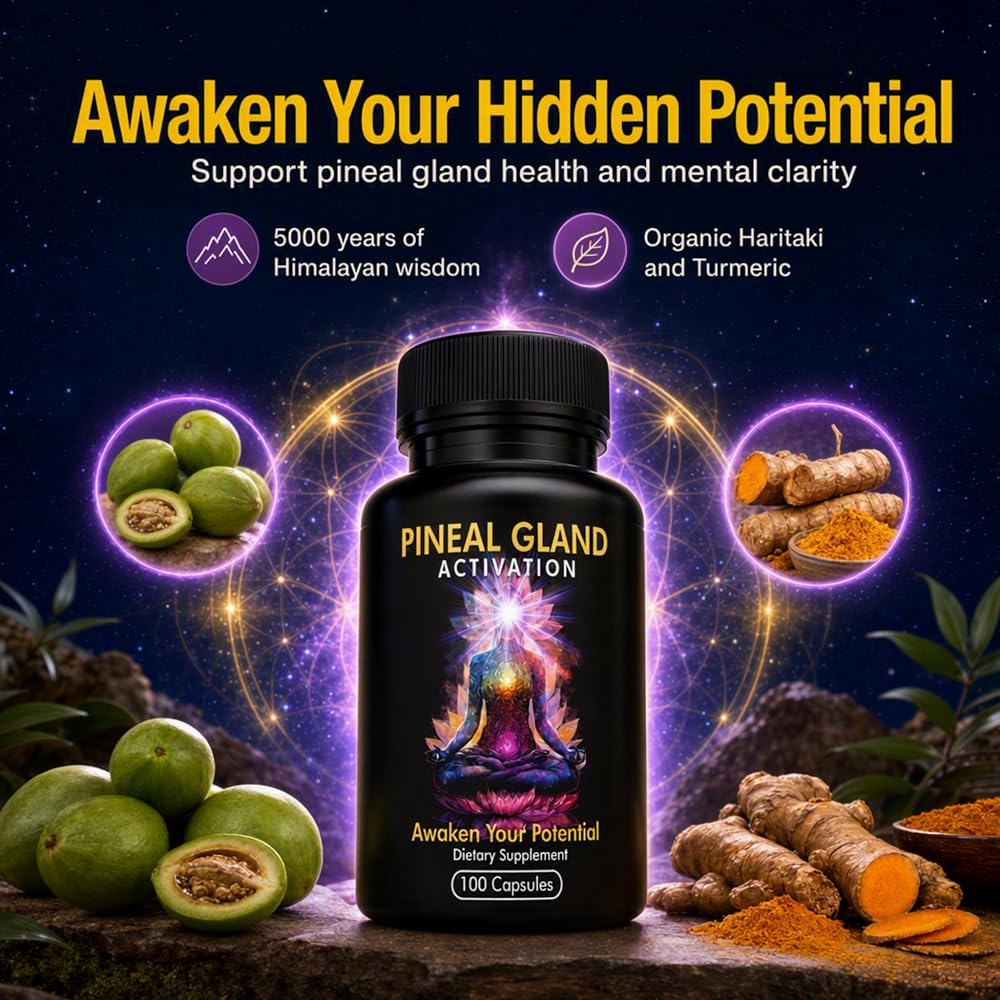 Kailash Herbals Haritaki Pineal Gland Activation Supplement - 100 Capsules - image 3