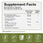 FürstenMED Milk Thistle with Artichoke Extract Liver Support - 120 Capsules - image 2