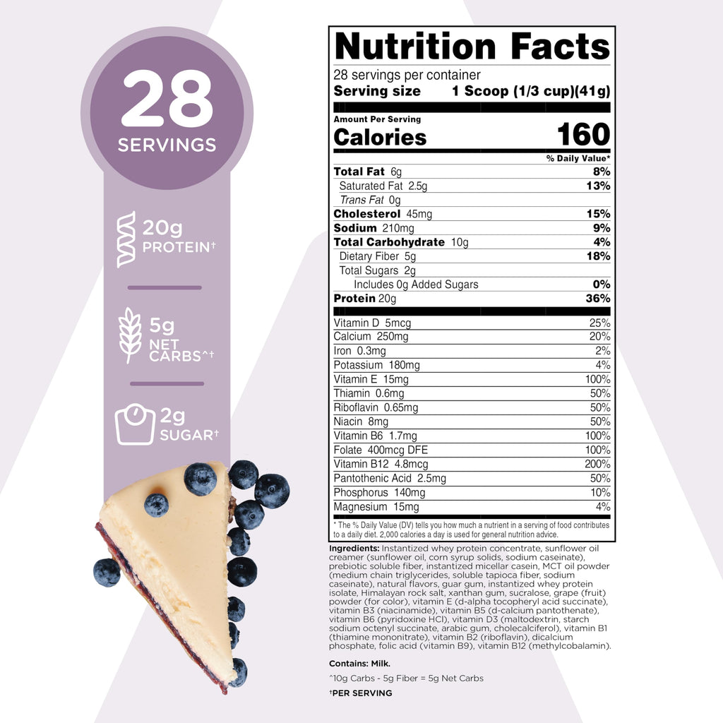 TransformHQ Meal Replacement Shake Powder 7 Servings (Peach Milkshake