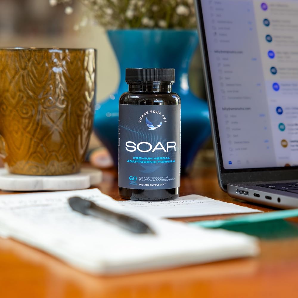 Chase Your Sky SOAR Adaptogen Blend for Stress Relief - 60 Capsules - image 7