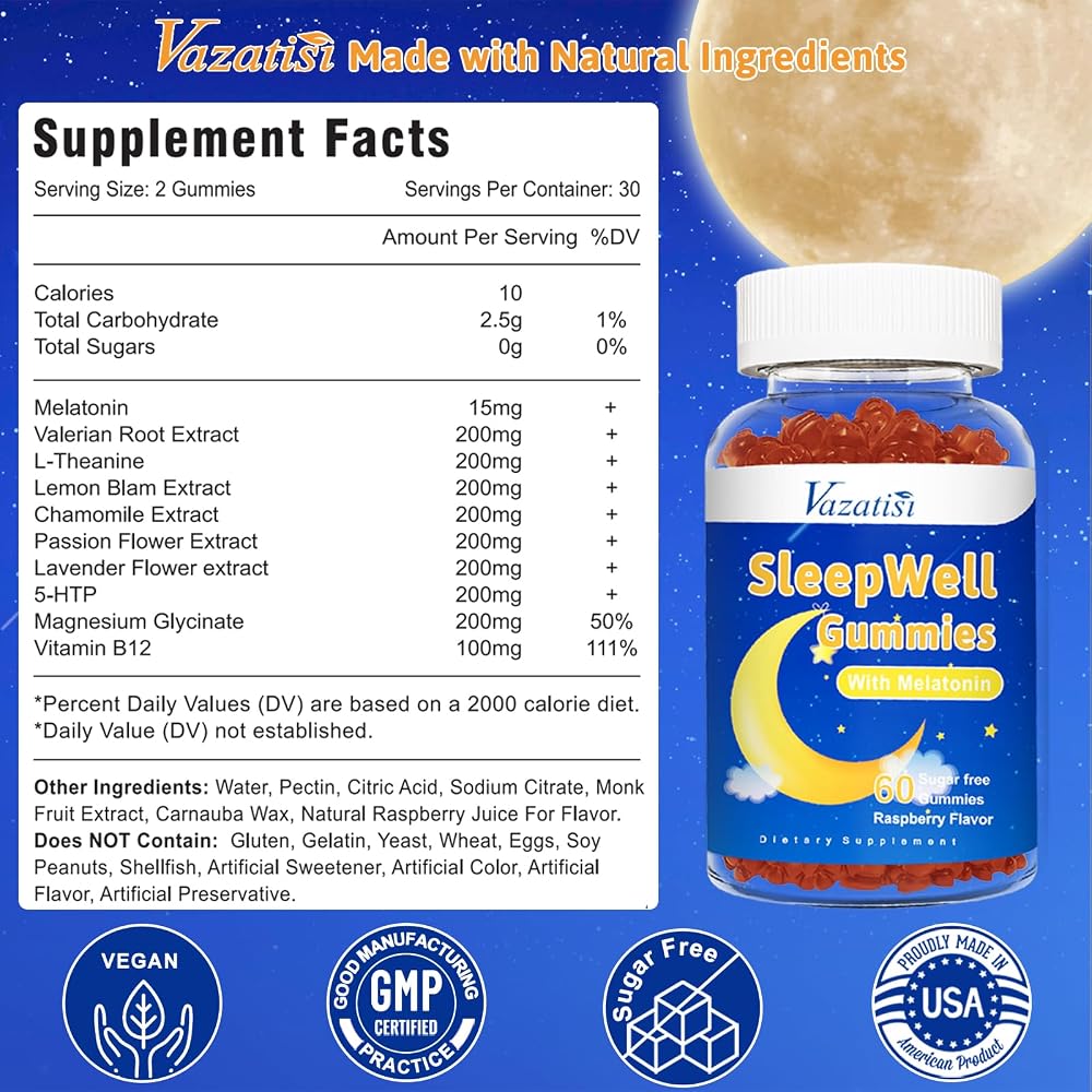 Vazatisi Melatonin Gummies