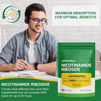 Ruduwu NAD Supplement with Nicotinamide Riboside - 160 Capsules - image 6
