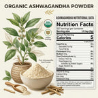 SPICY ORGANIC Ashwagandha Root Powder - 8 oz - image 2