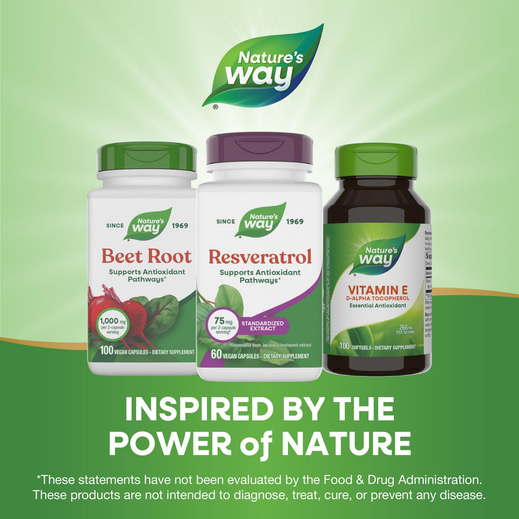 Nature's Way Resveratrol Antioxidant Support - 60 Capsules - image 7