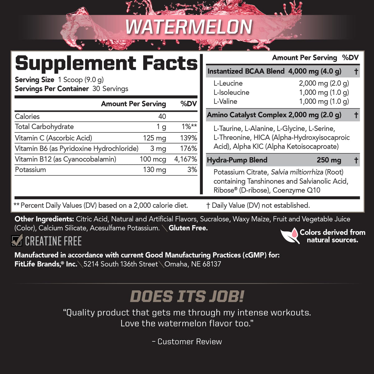 PMD Sports BCAA Stim-Free Fun On The Beach - 30 Servings