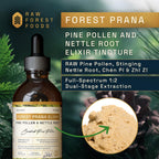 RAW Forest Foods Forest Prana Elixir Pine Pollen and Nettle Root