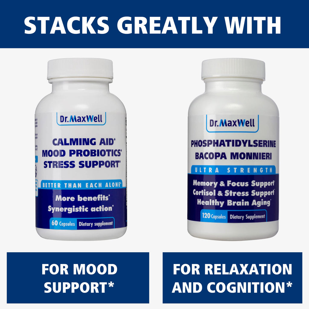 Dr. Maxwell Cortisol Manager Supplement for Stress & Sleep - 120 Capsules - image 5